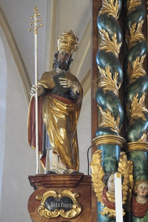 교황 성 식스토 2세_photo by GFreihalter_in the Catholic parish church of St Stephan in Hohenzel - Altomunster_Germany.jpg